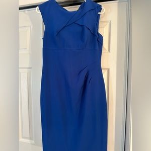 Beautiful blue dress with zipper back